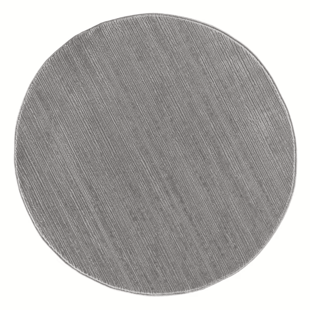 Tapis Rivage Gris Rond - Tapiséo