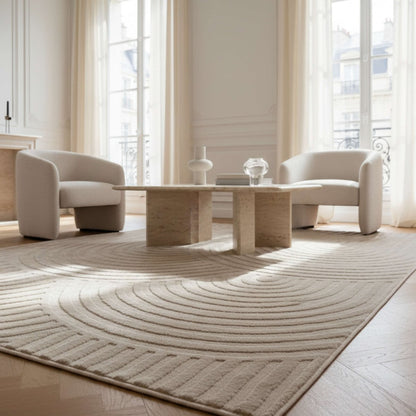 Tapis Céleste Beige - Tapiséo