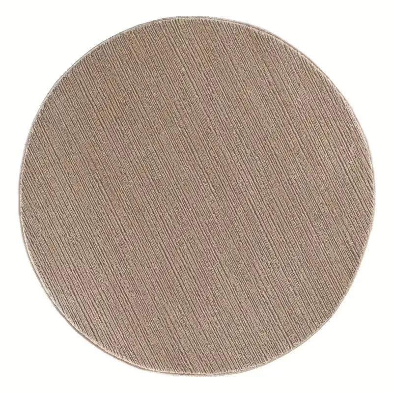 Tapis Rivage Beige Rond - Tapiséo