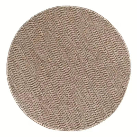 Tapis Rivage Beige Rond - Tapiséo