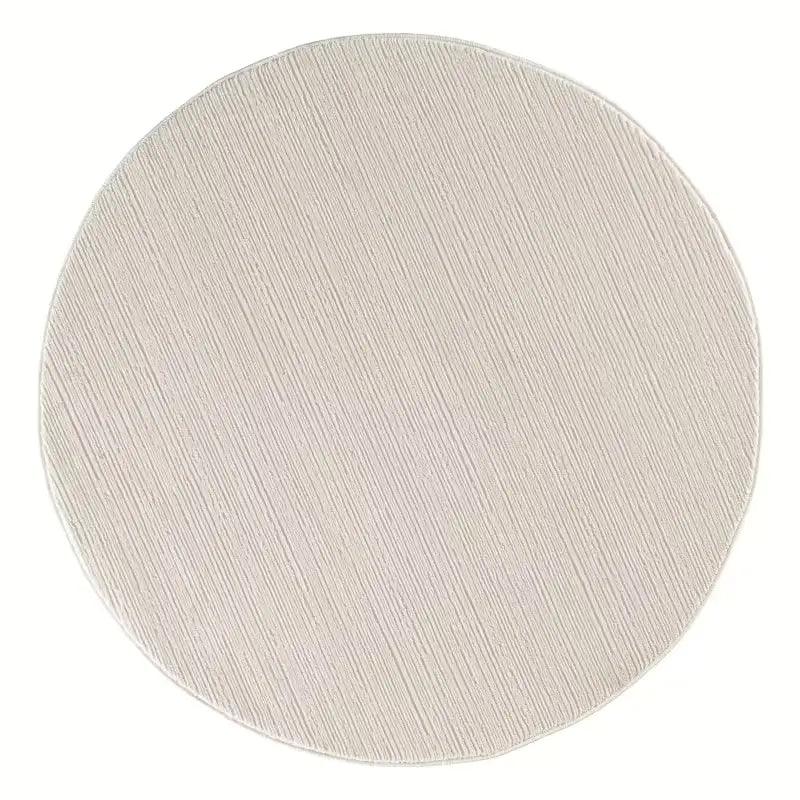Tapis Rivage Crème Rond - Tapiséo