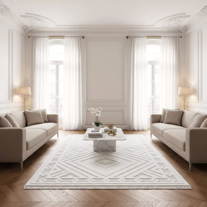 Tapis Symphonie Crème - Tapiséo