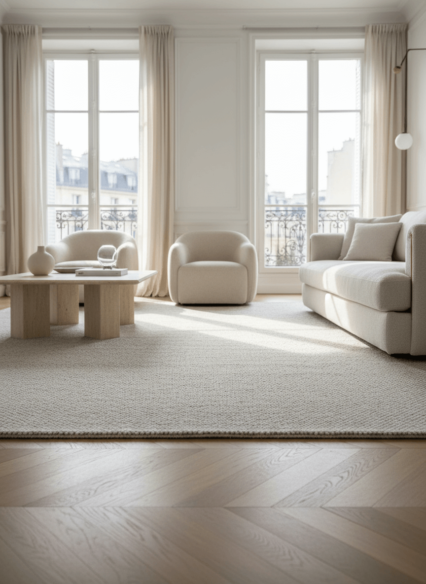 Tapis Trianon Beige - Tapiséo